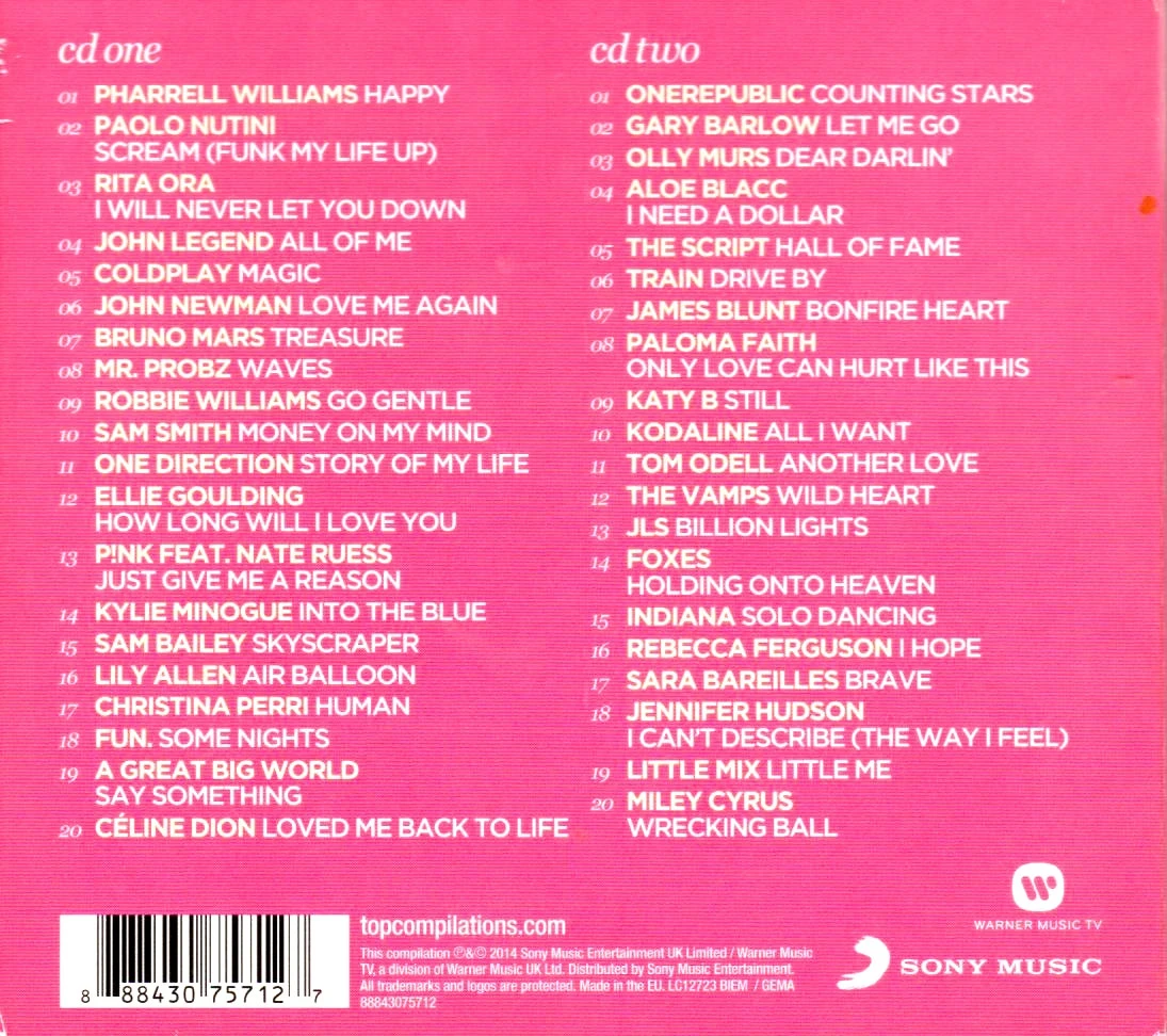 Just Great Songs 2014 : Import UK - Rare en France ! 🎶 – photo 2